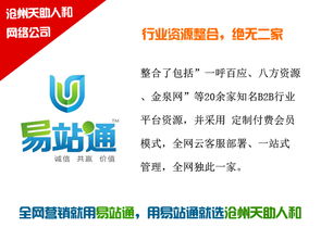 易站通推廣效果分析 天助人和與南皮信息技術(shù)咨詢服務(wù)的協(xié)同價值